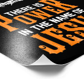 イエスの名において力がある フォトプリント (角)