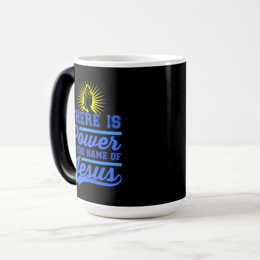 イエスの名において力がある モーフィングマグカップ (正面左)