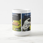 イエスの名において私たち祈、アメン。 コーヒーマグカップ (中央)