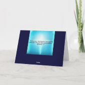 イエスの名において、ウェルカードを得る サンキューカード (裏面)