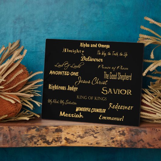 イエスの名において フォトプラーク (側面)