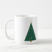 イエスの名のクリスマスツリー コーヒーマグカップ (左)