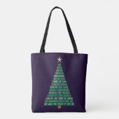イエスの名のクリスマスツリー トートバッグ (裏面)