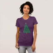 イエスの名のクリスマスツリー Tシャツ (正面フル)