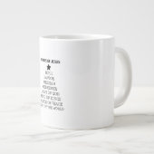 イエスの名のクリスマスマグ ジャンボコーヒーマグカップ (正面右)