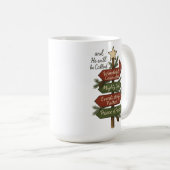 イエスの名のクリスマス コーヒーマグカップ (正面右)
