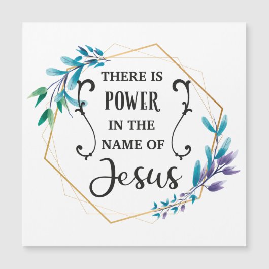 イエスの名の中に力がある (正面)