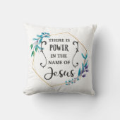 イエスの名の中に力がある クッション (正面)