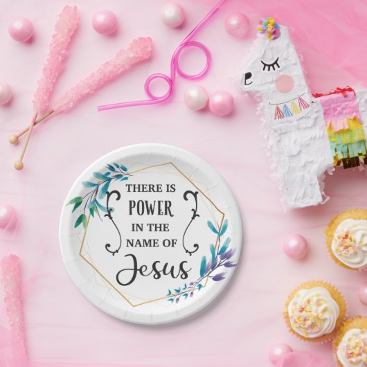 イエスの名の中に力がある ペーパープレート (パーティー)