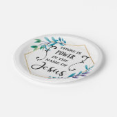 イエスの名の中に力がある ペーパープレート (アングル)