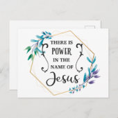イエスの名の中に力がある ポストカード (正面/裏面)