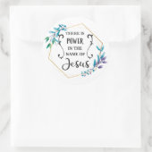 イエスの名の中に力がある ラウンドシール (バッグ)