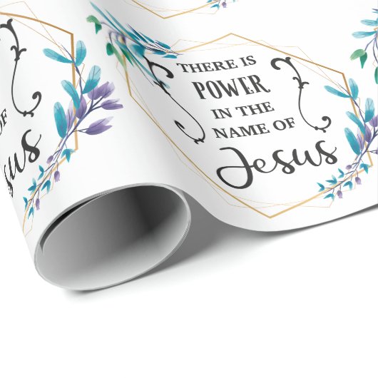 イエスの名の中に力がある ラッピングペーパー (ロールコーナー)