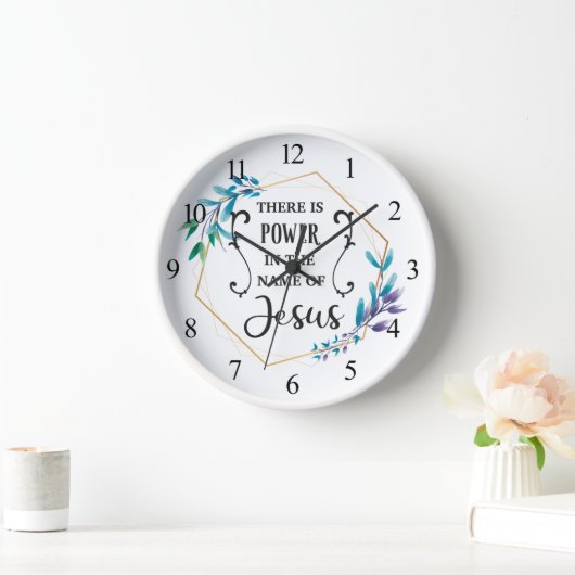 イエスの名の中に力がある 壁時計 (ホーム)