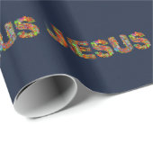 イエスの名カラフル前 ラッピングペーパー (ロールコーナー)