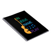 イエスの名前で私はギタ遊ーの愛者ギフトのためのギター。 ノートブック (右側)