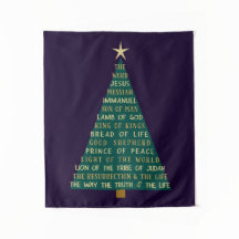 イエスの名前のクリスマスツリー
