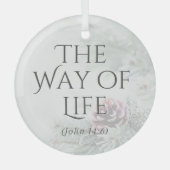 "イエスの名前"ガラスオーナメント – 道 ガラスオーナメント (正面)