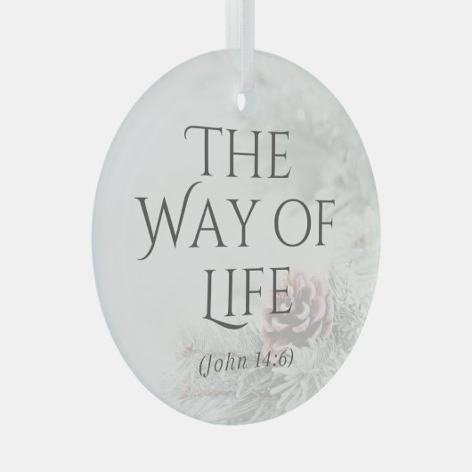 "イエスの名前"ガラスオーナメント – 道 ガラスオーナメント (正面右)