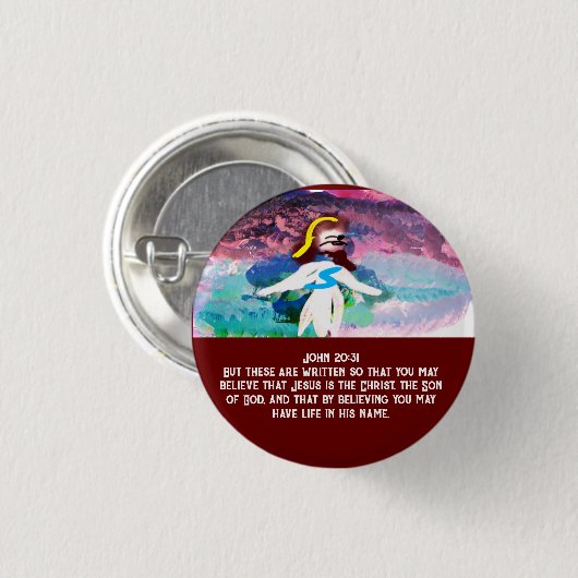 イエスの名前 缶バッジ (正面&裏面)