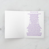 イエスの哀悼のメッセージ カード (内部)