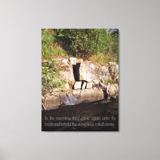 イエスの墓 キャンバスプリント (正面)