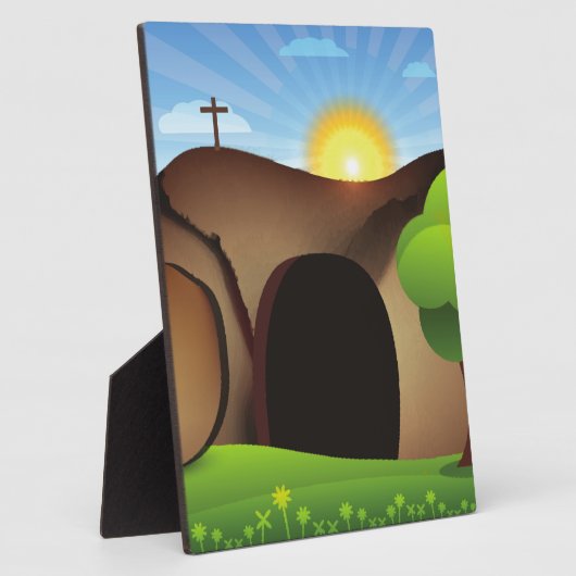 イエスの墓 フォトプラーク (側面)