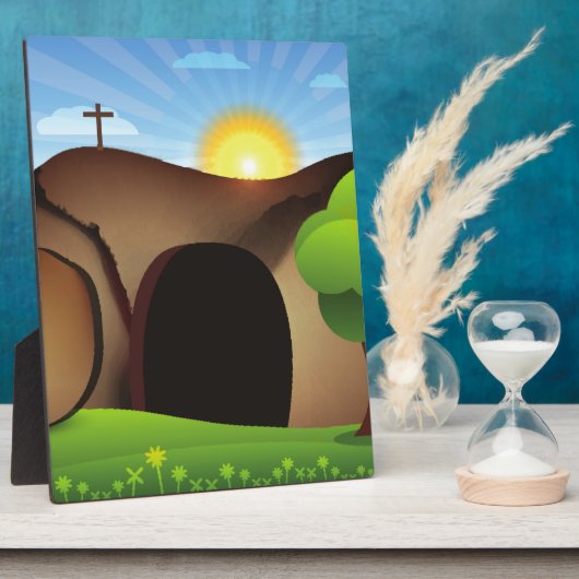 イエスの墓 フォトプラーク (側面)