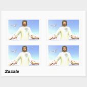 イエスの変容 長方形シール (シート)