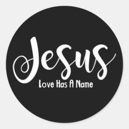 イエスの宗教的愛には名前がある ラウンドシール