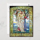 イエスの山の説教 – ステンドグラス ポストカード (正面/裏面)