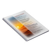 イエスの山の説教 – Matthew 5 ノートブック (右側)