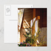 イエスの復活の空のイースタークロス シーズンポストカード (正面/裏面)