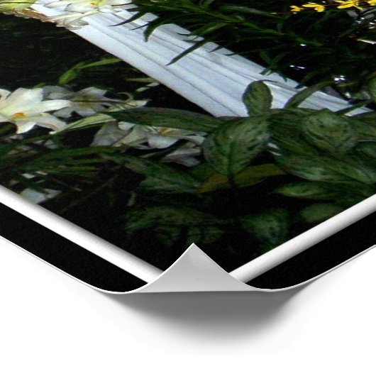 イエスの復活の空のイースタークロス ポスター (角)