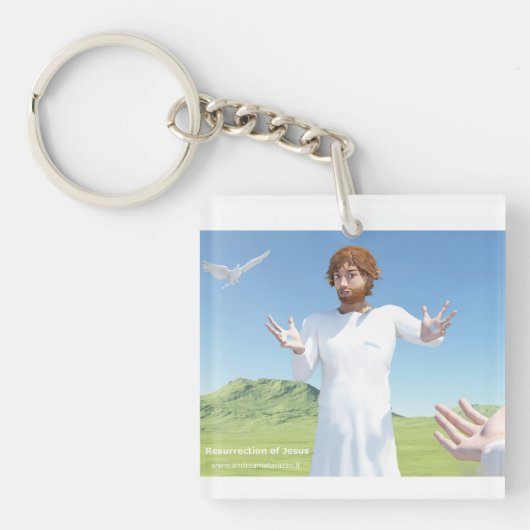 イエスの復活 キーホルダー (正面)