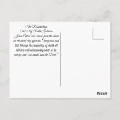 イエスの復活 ポストカード (裏面)