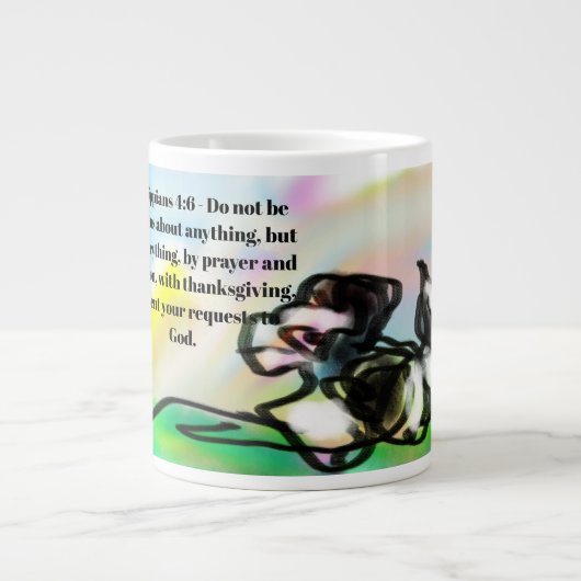 イエスの愛 ジャンボコーヒーマグカップ (正面)