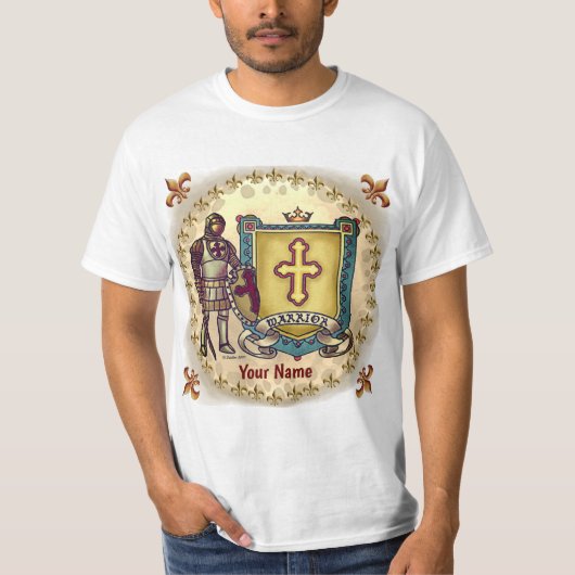 イエスの戦士 キリスト教Tシャツ Tシャツ (正面)