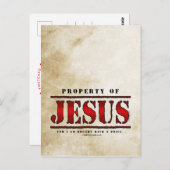 イエスの所有物 ポストカード (正面/裏面)