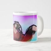 イエスの手 ジャンボコーヒーマグカップ (正面右)