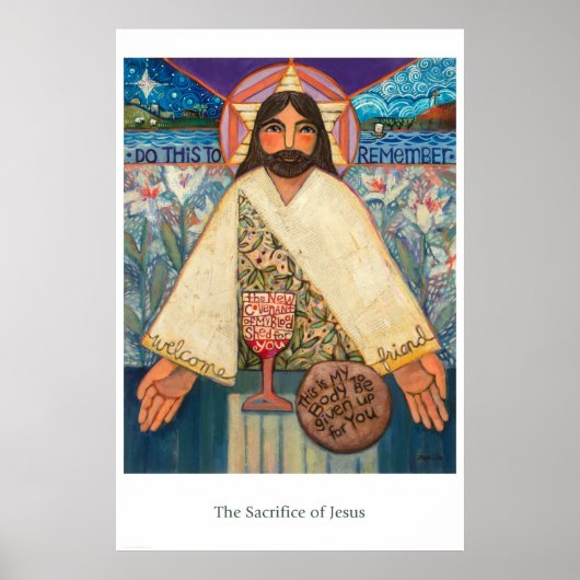 イエスの新しい契約の犠牲ポスター ポスター (正面)