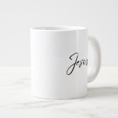 イエスの日々の献身 静かな朝の瞑想 ジャンボコーヒーマグカップ (正面右)