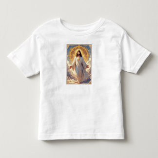 イエスの昇天 キリスト教の子供用Tシャツ トドラーTシャツ