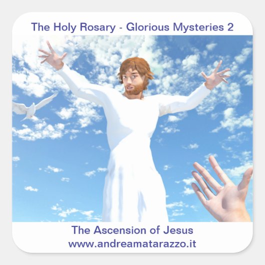 イエスの昇天 スクエアシール (正面)