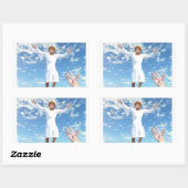 イエスの昇天 長方形シール (シート)