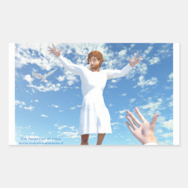 イエスの昇天 長方形シール