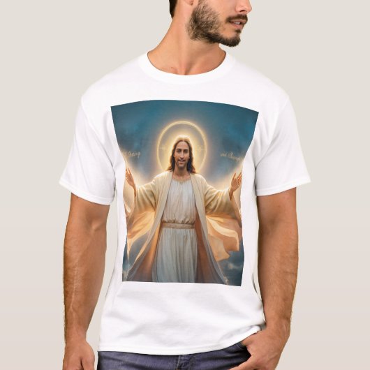 イエスの映画のイメージ Tシャツ (正面)