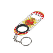 イエスの最も神聖なハート キーホルダー栓抜き (裏面アングル)