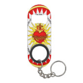 イエスの最も神聖なハート キーホルダー栓抜き (裏面)