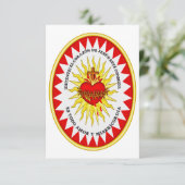 イエスの最も神聖なハート サンキューカード (スタンド正面)